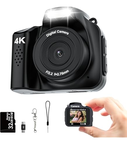 Amazon.co.jp: 3coins ミニ トイカメラ（アイボリー） キッズカメラ